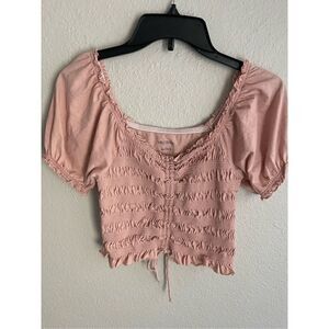 ❤️Wild Fable Puff Short Sleeve Runched Shirt